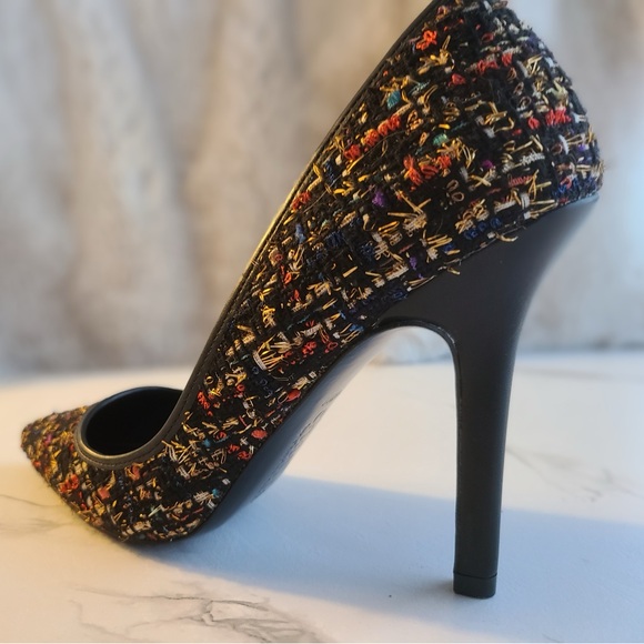 NWOT, CHARLES DAVID, MULTI-COLOR, POINT-TOE PUMPS, SZ 7.5 - Picture 4 of 15